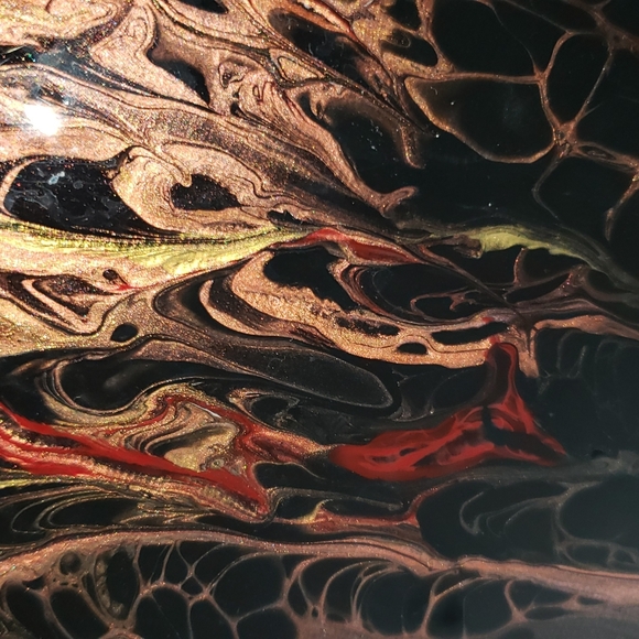 Original Acrylic Pour Painting 16"x12" - Picture 5 of 5